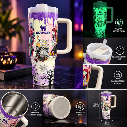 Sally x Jack Skellington 40oz Tumbler