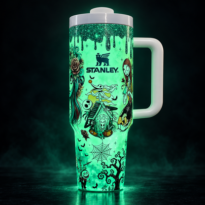 Sally x Jack Skellington 40oz Tumbler