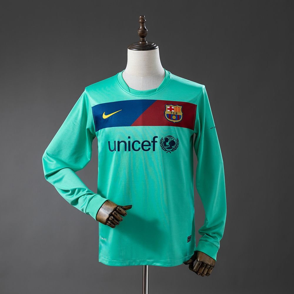 10/11 Barcellona Away Manica Lunga