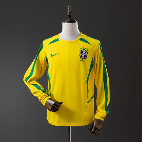 2002 Brasile Home Manica Lunga