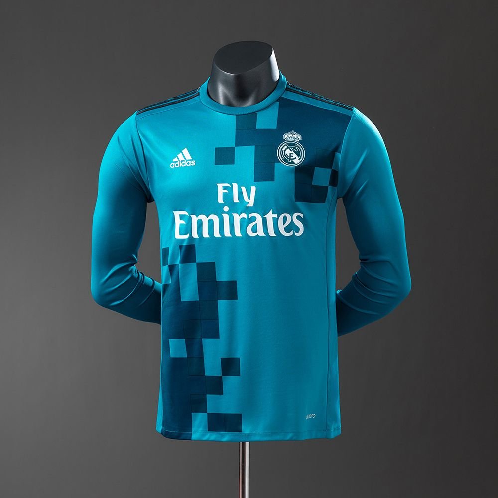 17/18 Real Madrid Third Manica Lunga